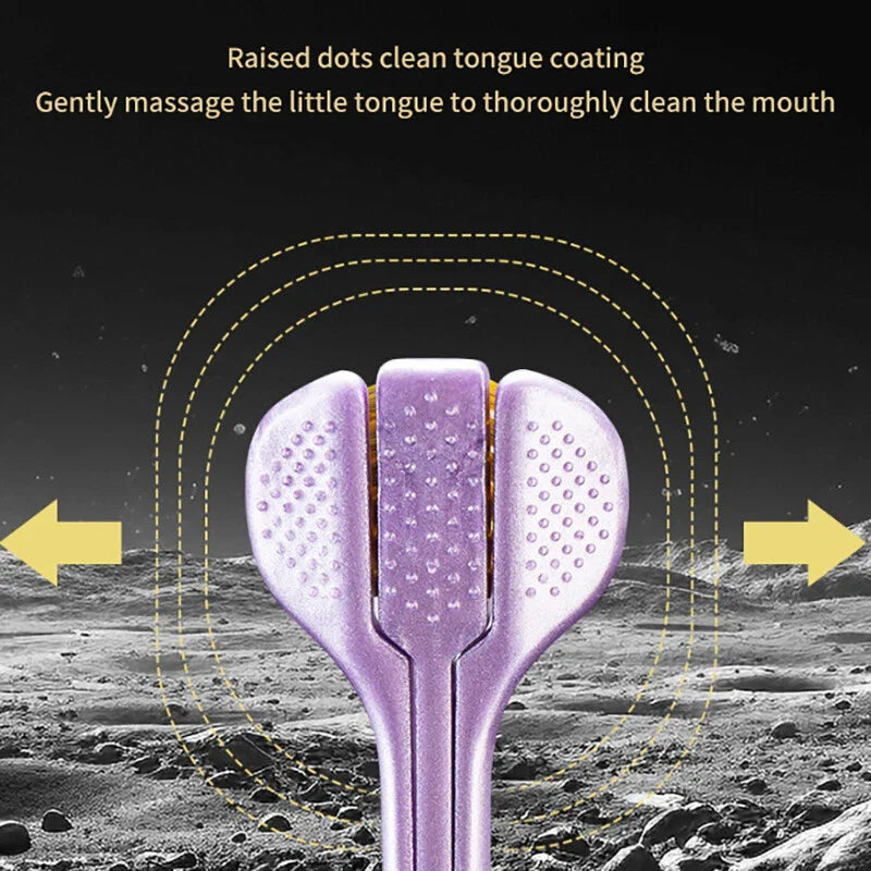 Triple Head Design for 360° Cleaning Toothbrush 3 PACK