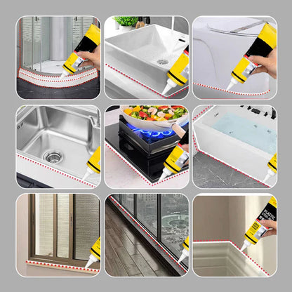 💥Multifunctional Waterproof White Caulk with Scraper